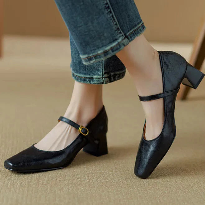 Anna-Berg | Genuine Leather Heels
