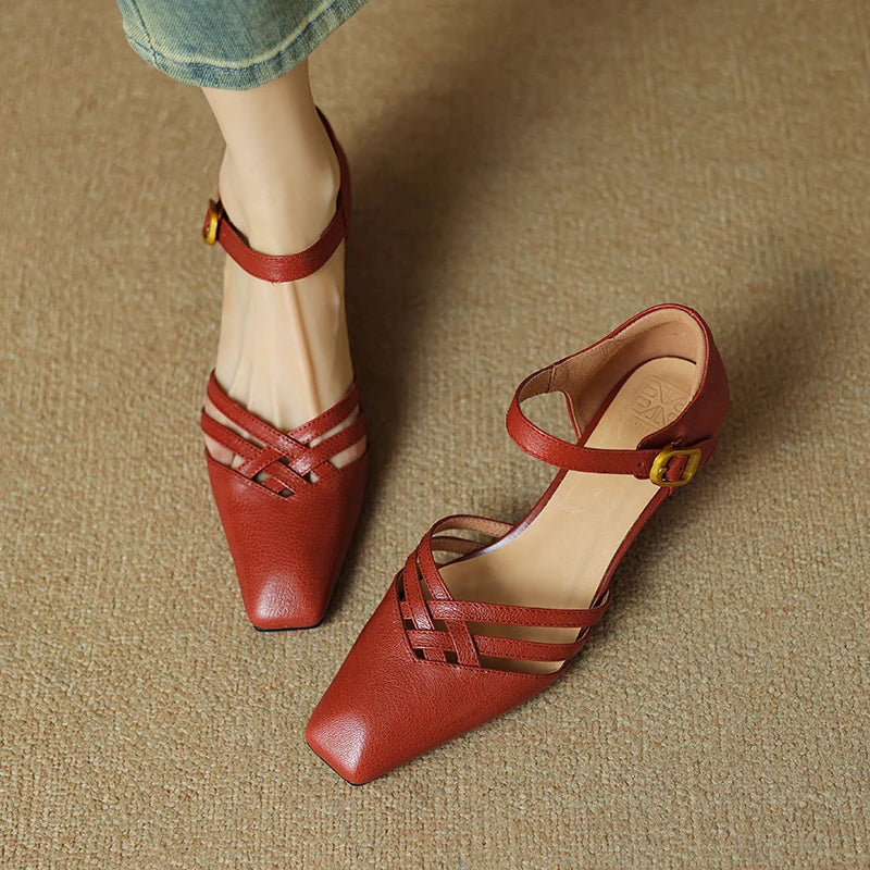 Anna-Berg | Genuine Leather Heels