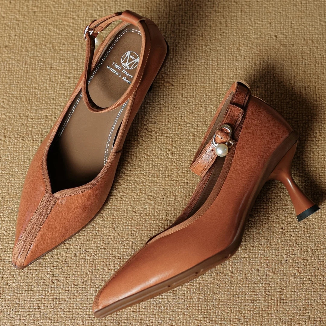 Anna-Berg | Genuine Leather Heels