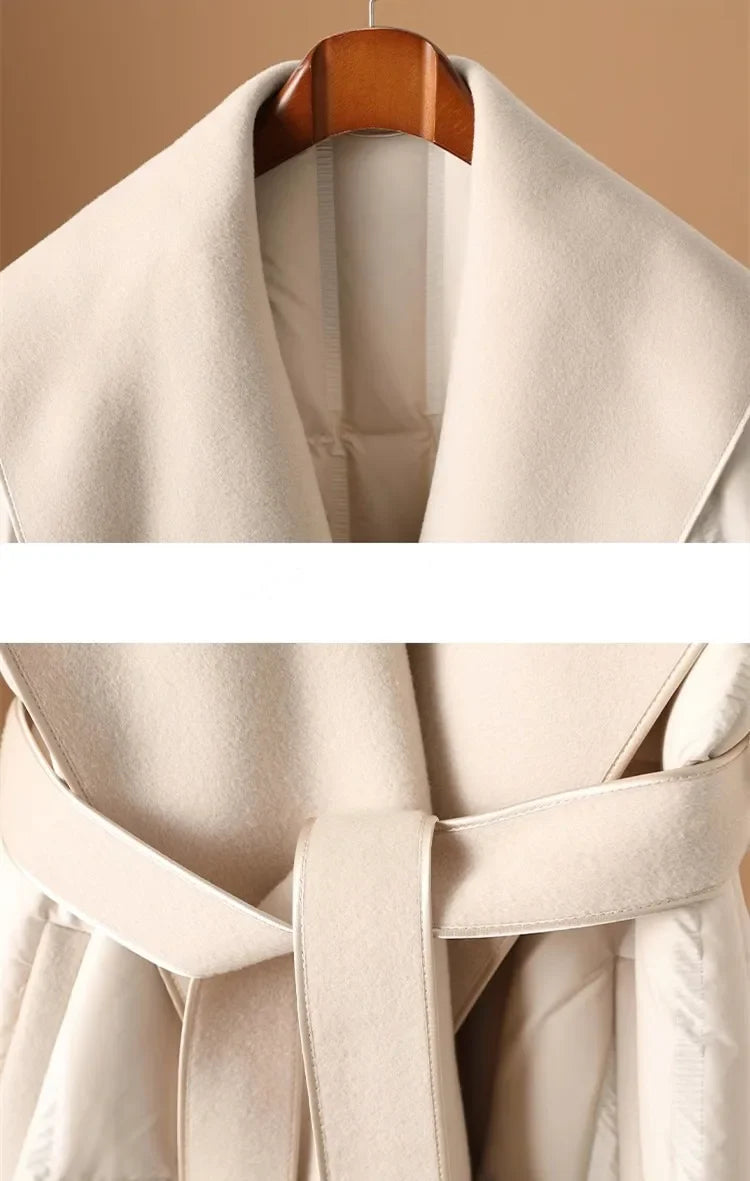 Anna-Berg | Down Coat, Wool Collar