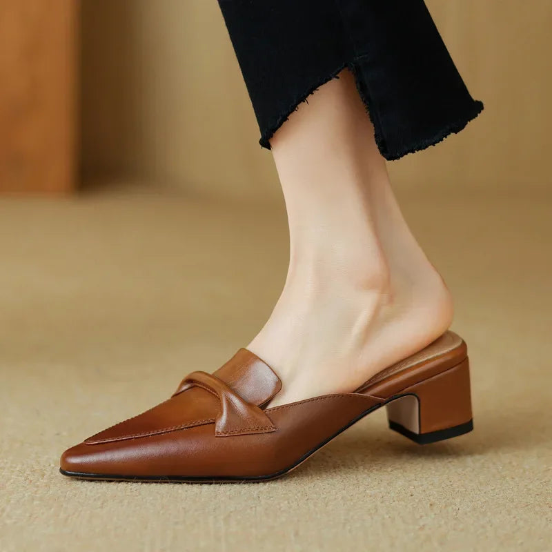Anna-Berg | Genuine Leather Mules