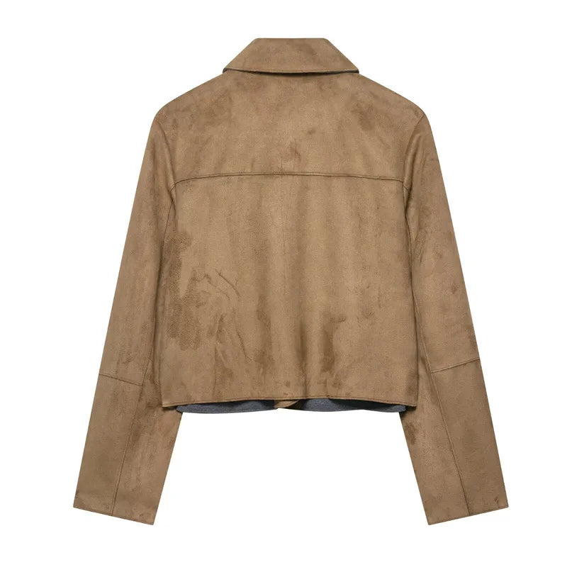 Anna-Berg | Cropped Jacket, Suede