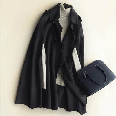 Anna-Berg | Wool Cape Coat