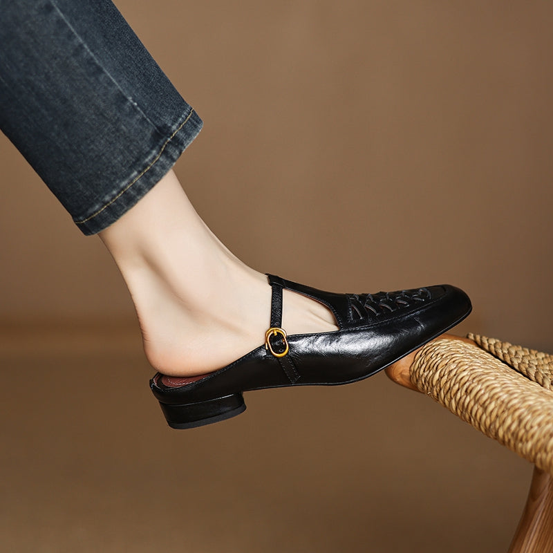 Anna-Berg | Genuine Leather Mules