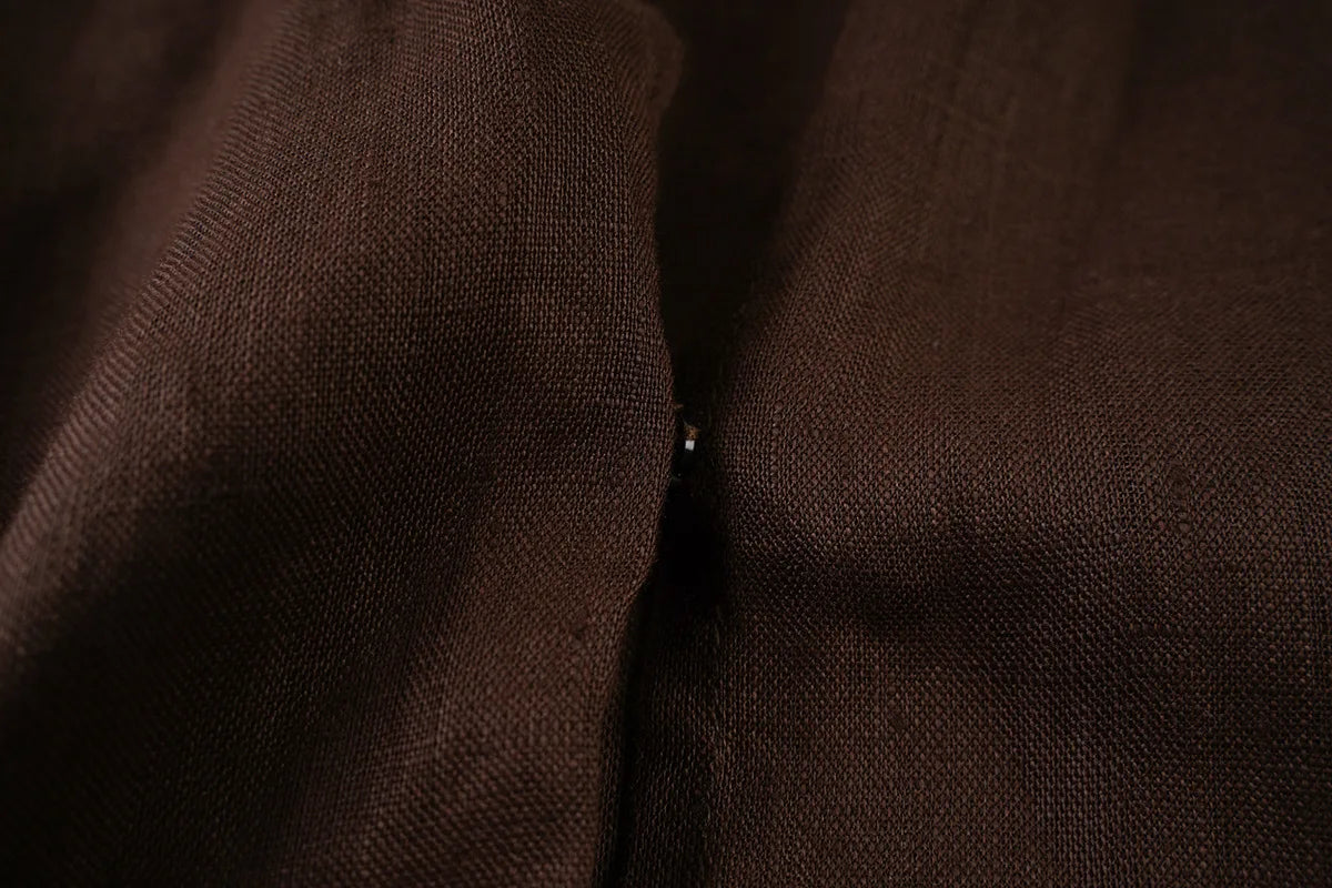 Anna-Berg | Natural Draped Linen Vest