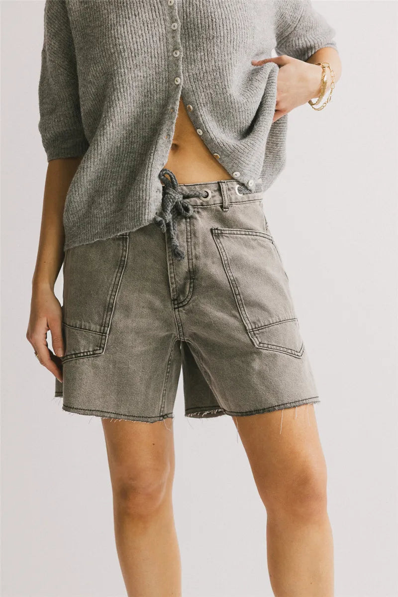 Anna-Berg | Denim Shorts, Cotton