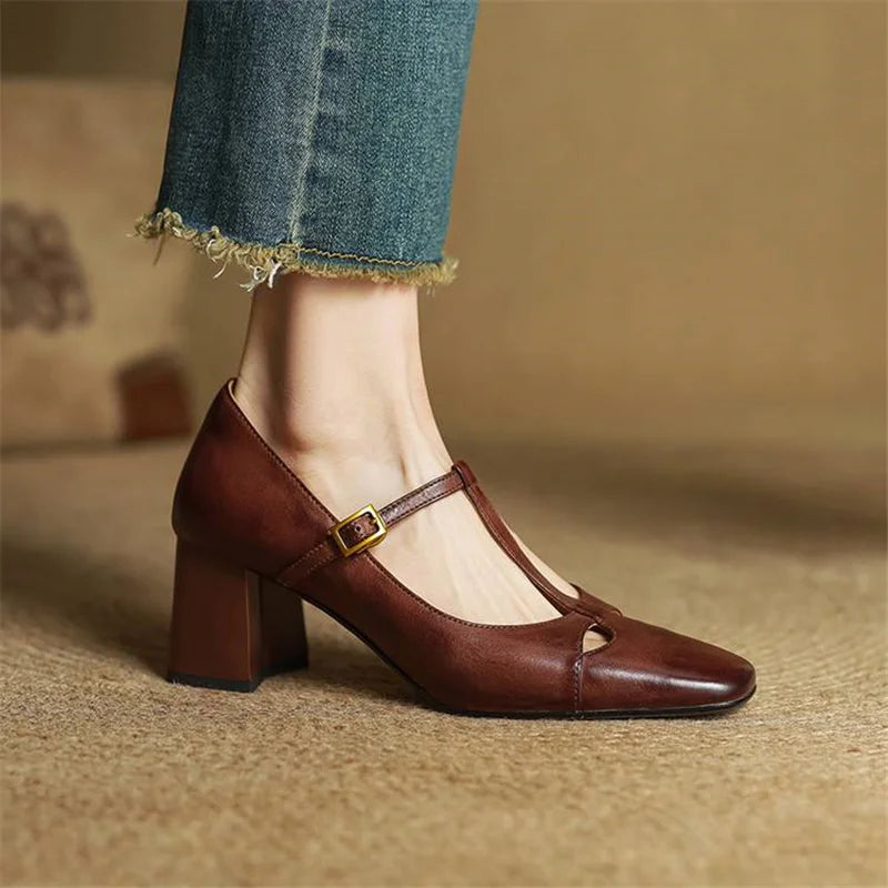 Anna-Berg | Genuine Leather Heels