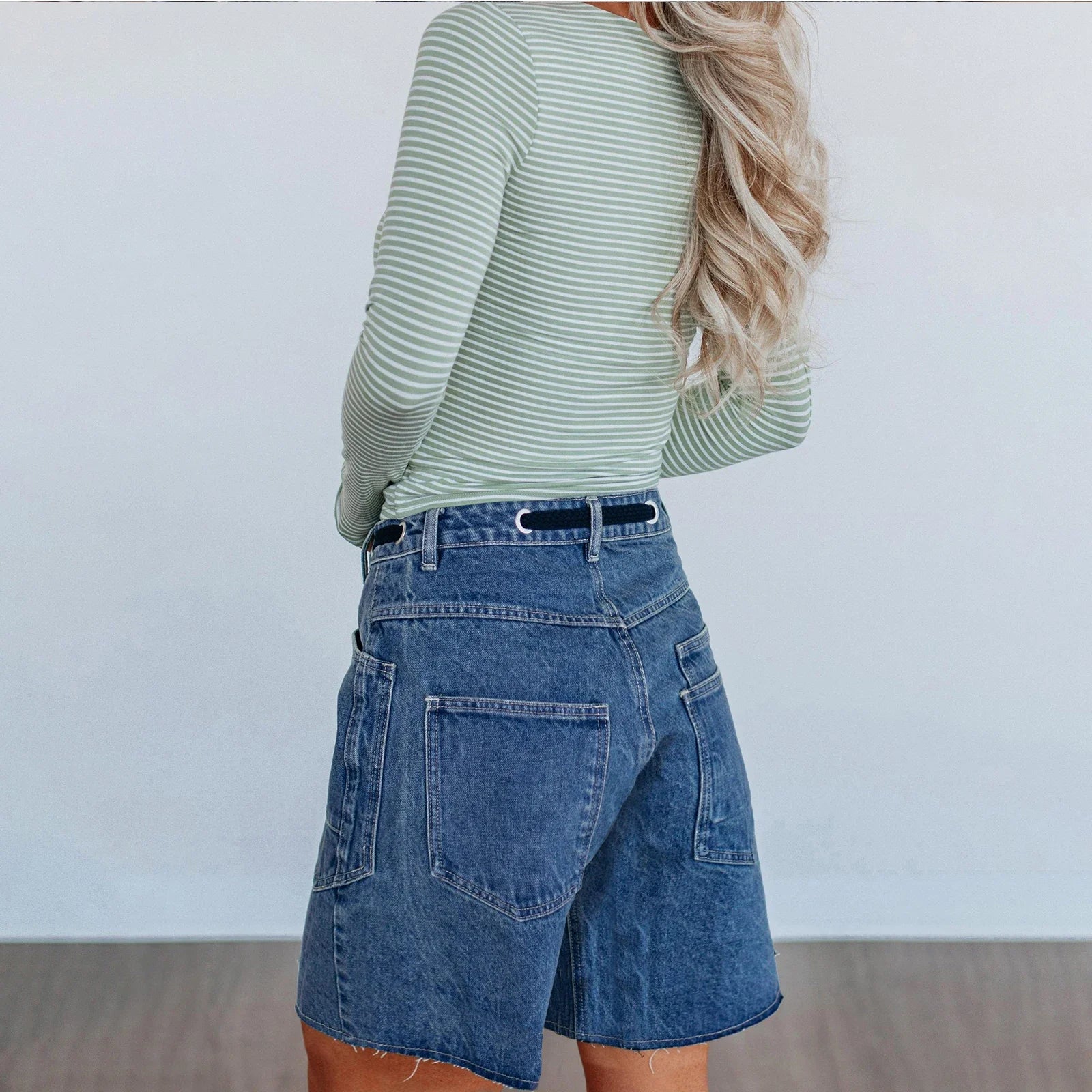 Anna-Berg | Denim Shorts, Cotton