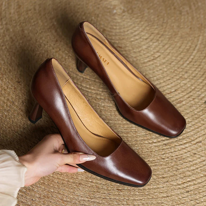 Anna-Berg | Genuine Leather Heels