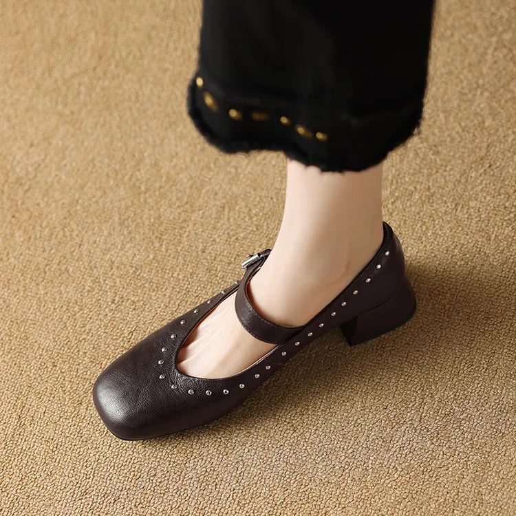 Anna-Berg | Genuine Leather Heels