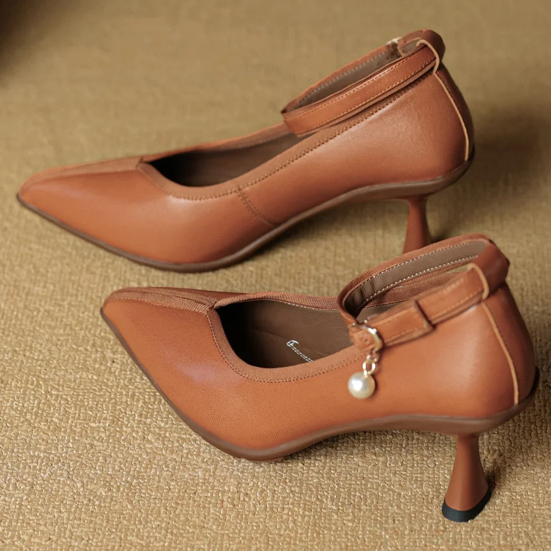 Anna-Berg | Genuine Leather Heels
