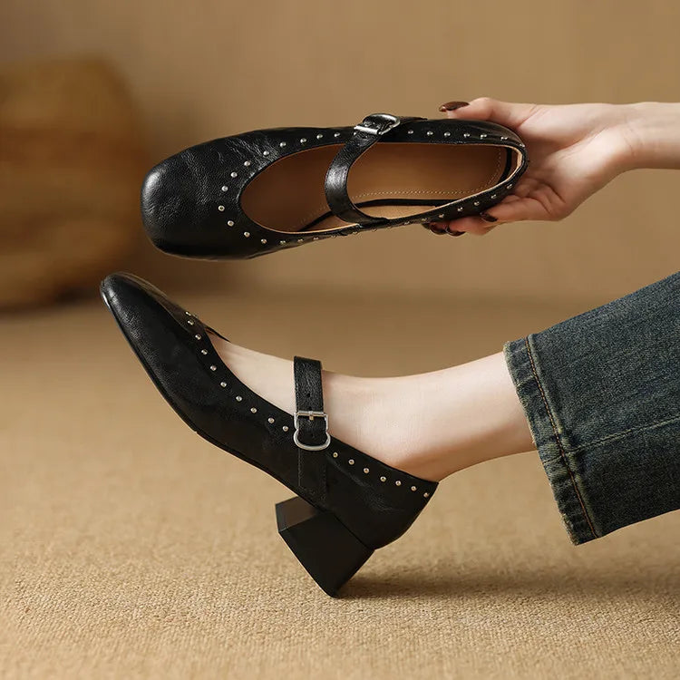 Anna-Berg | Genuine Leather Heels