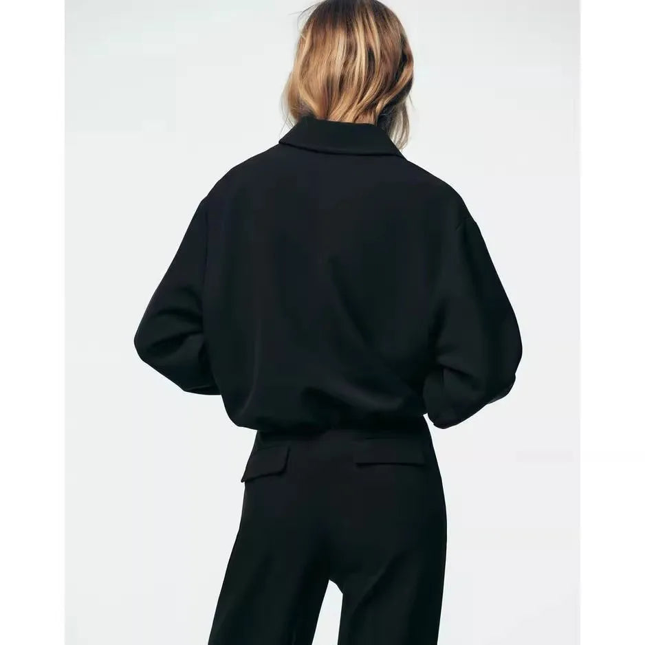 Anna-Berg | Zip-Up Quilted Polyester Jacket