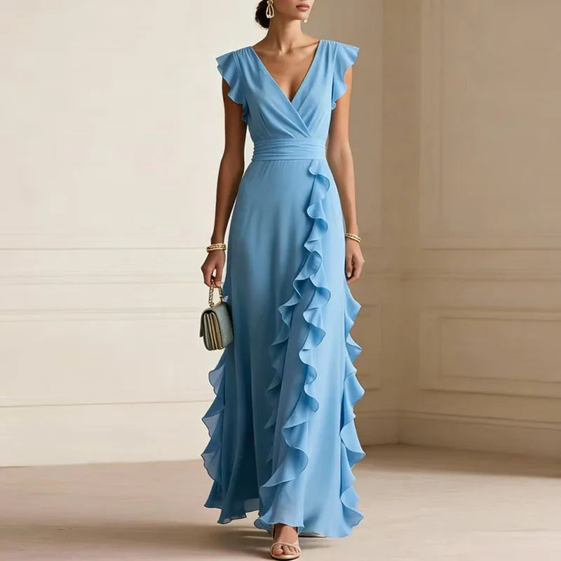 Anna-Berg | Ruffle Trim Dress