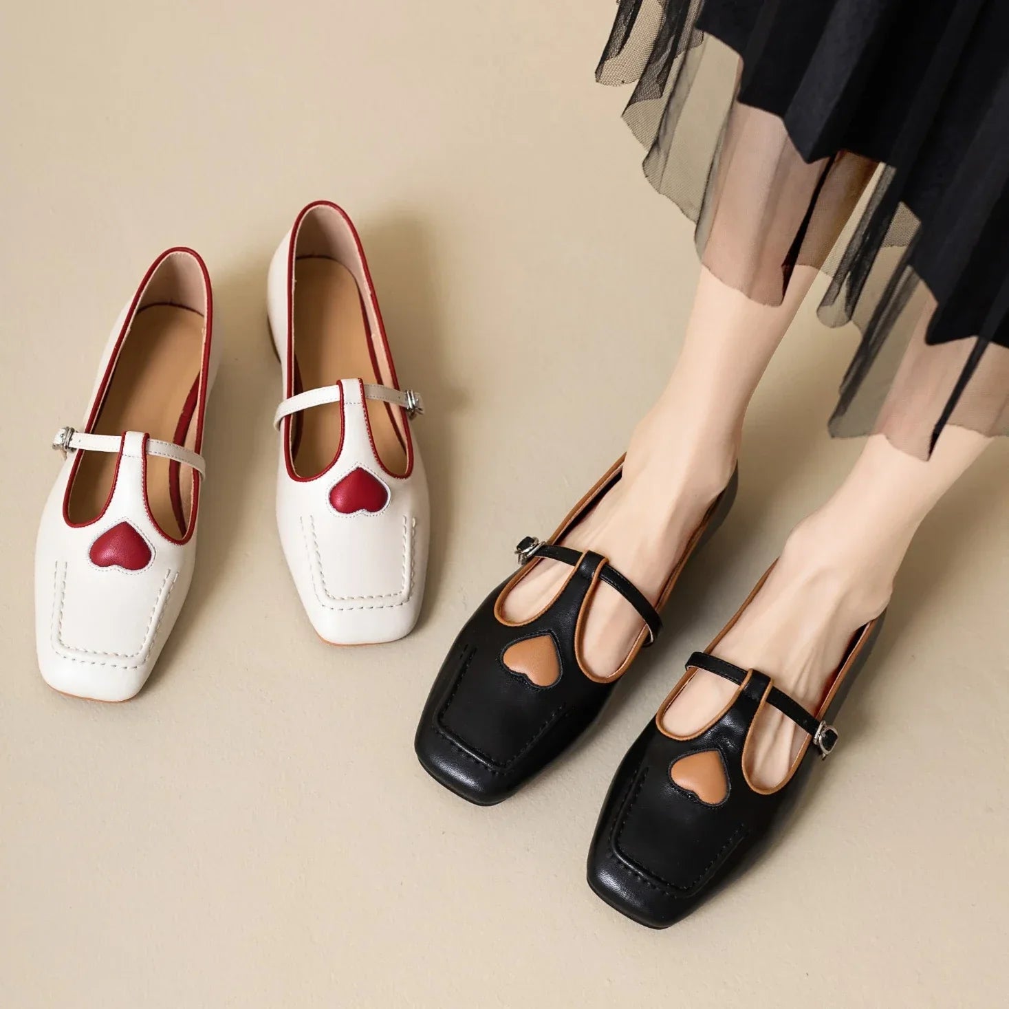 Anna-Berg | Low Heel Flats