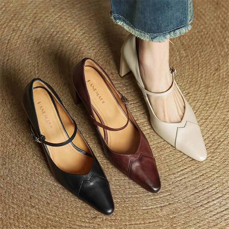 Anna-Berg | Genuine Leather Heels