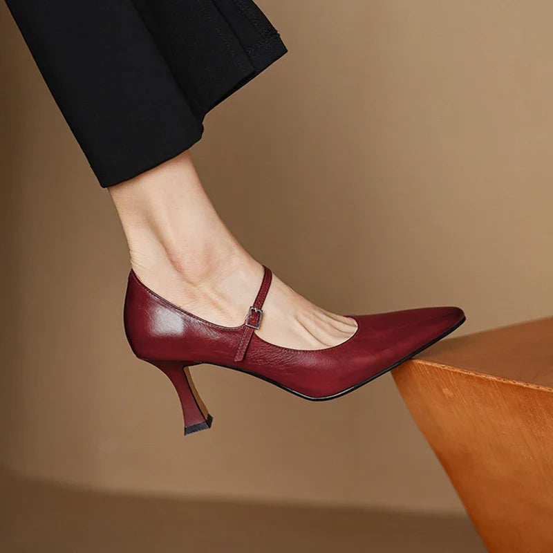 Anna-Berg | Genuine Leather Heels