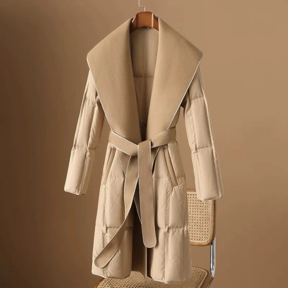 Anna-Berg | Down Coat, Wool Collar