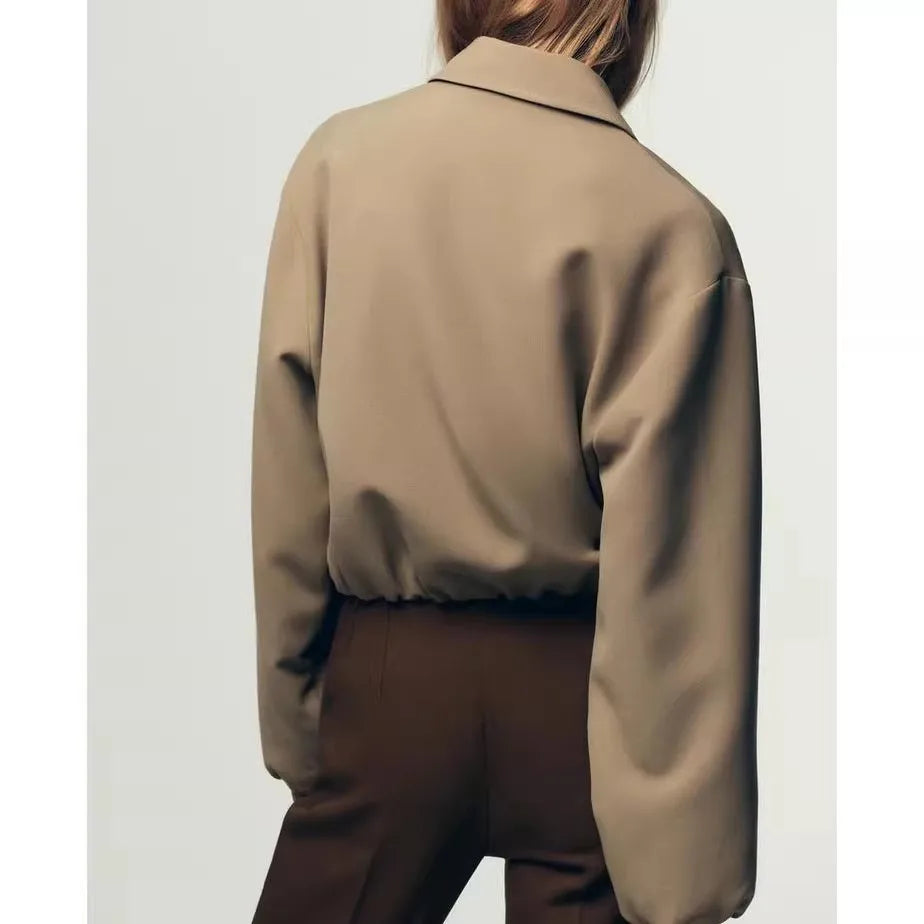 Anna-Berg | Zip-Up Quilted Polyester Jacket