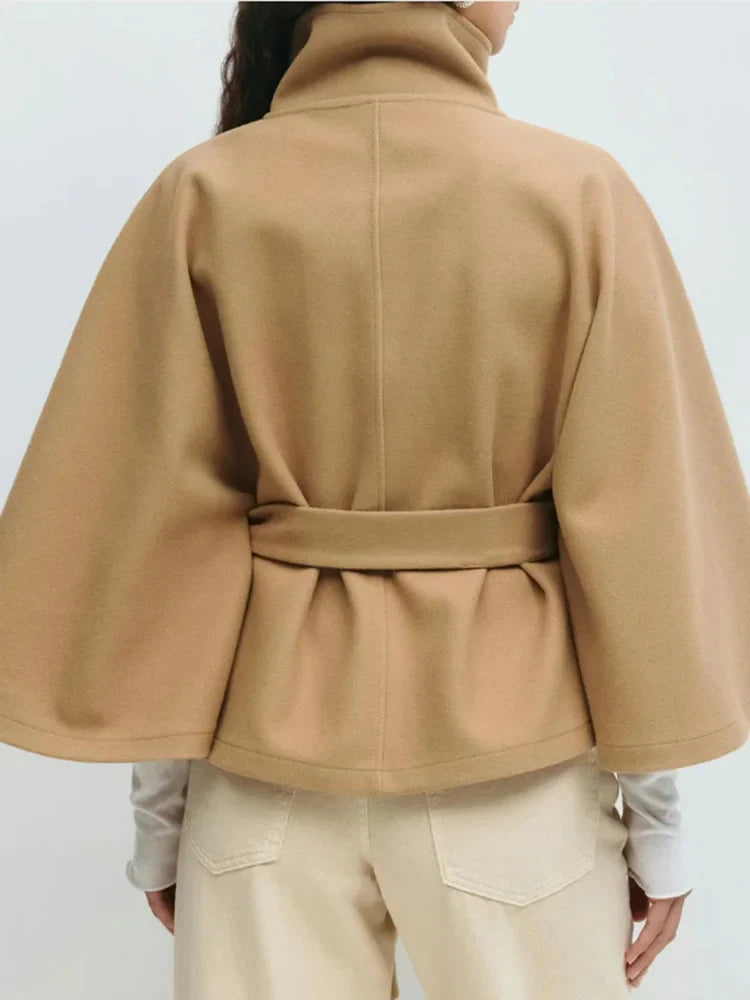 Anna-Berg | Cape Coat, Wool-Blend