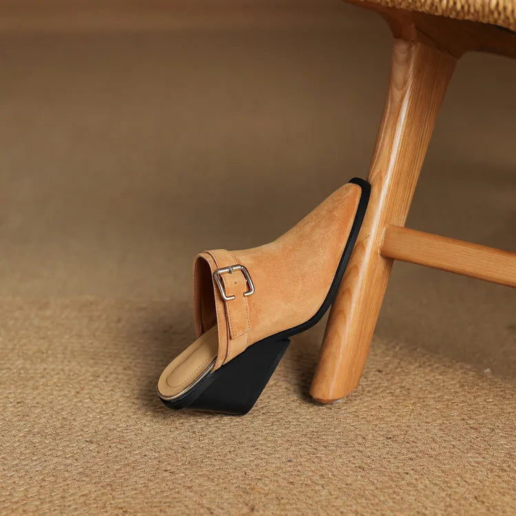 Anna-Berg | Suede Mules