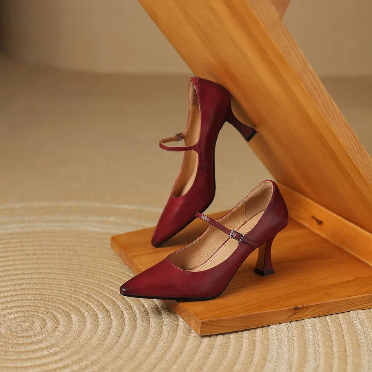 Anna-Berg | Genuine Leather Heels