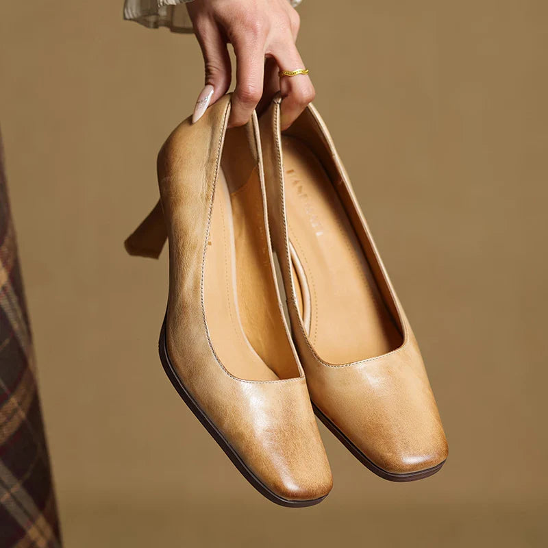 Anna-Berg | Genuine Leather Heels