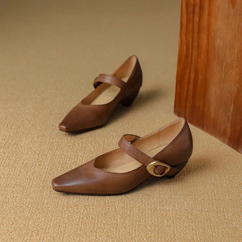 Anna-Berg | Genuine Leather Heels