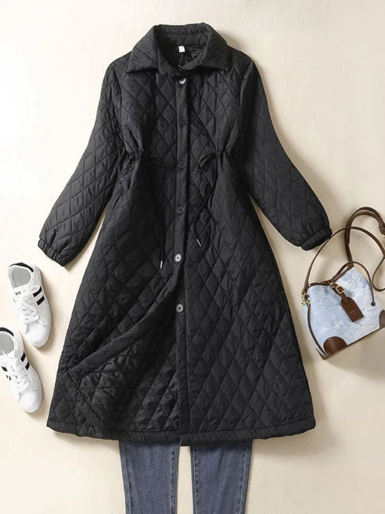 Anna-Berg | Quilted Long Coat