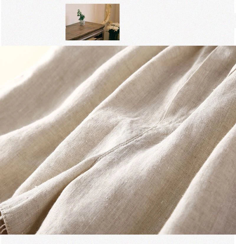 Anna-Berg | Embroidered Linen Shorts
