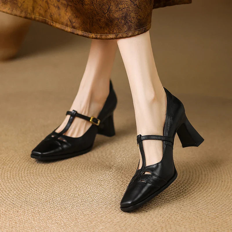 Anna-Berg | Genuine Leather Heels