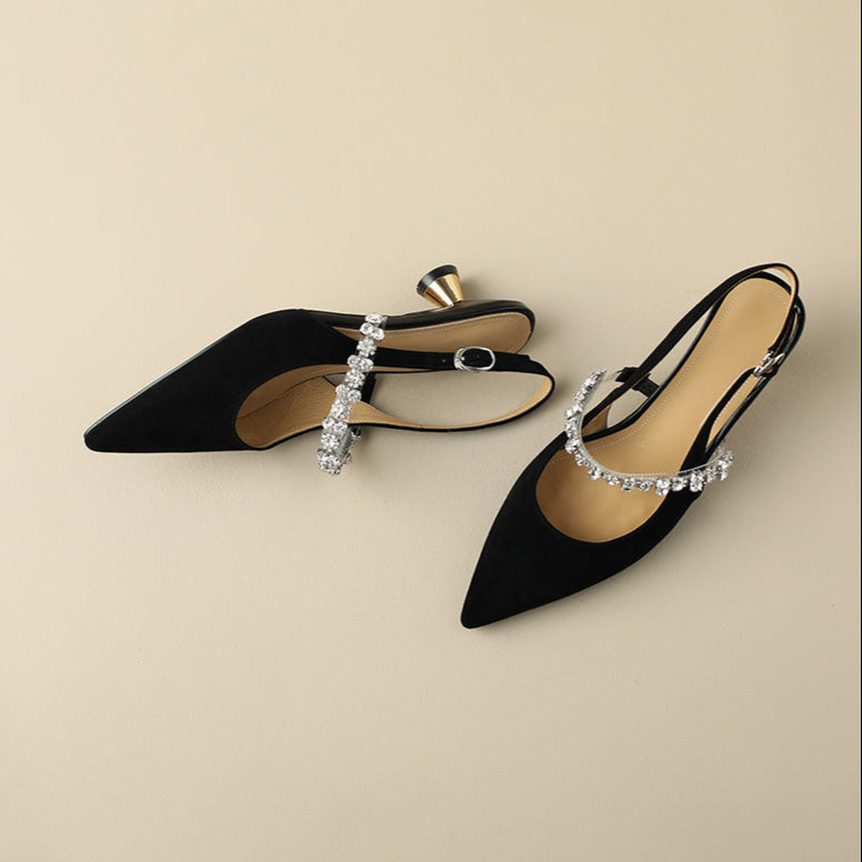 Anna-Berg | Kitten Heels, Elegant, Leather