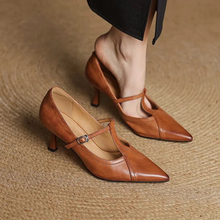 Anna-Berg | Genuine Leather Heels