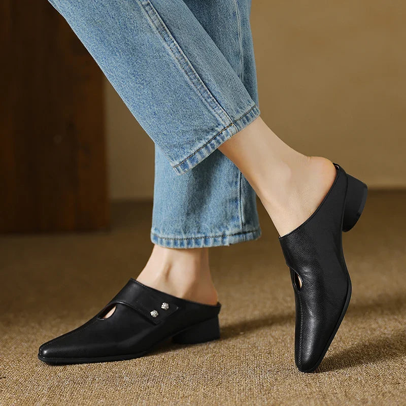 Anna-Berg | Genuine Leather Mules