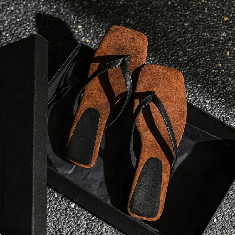 Anna-Berg | Sculpted Wedge Sandals for a Polished Look