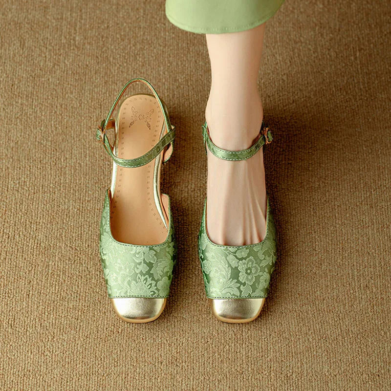 Anna-Berg | Slingback Heels in Leather