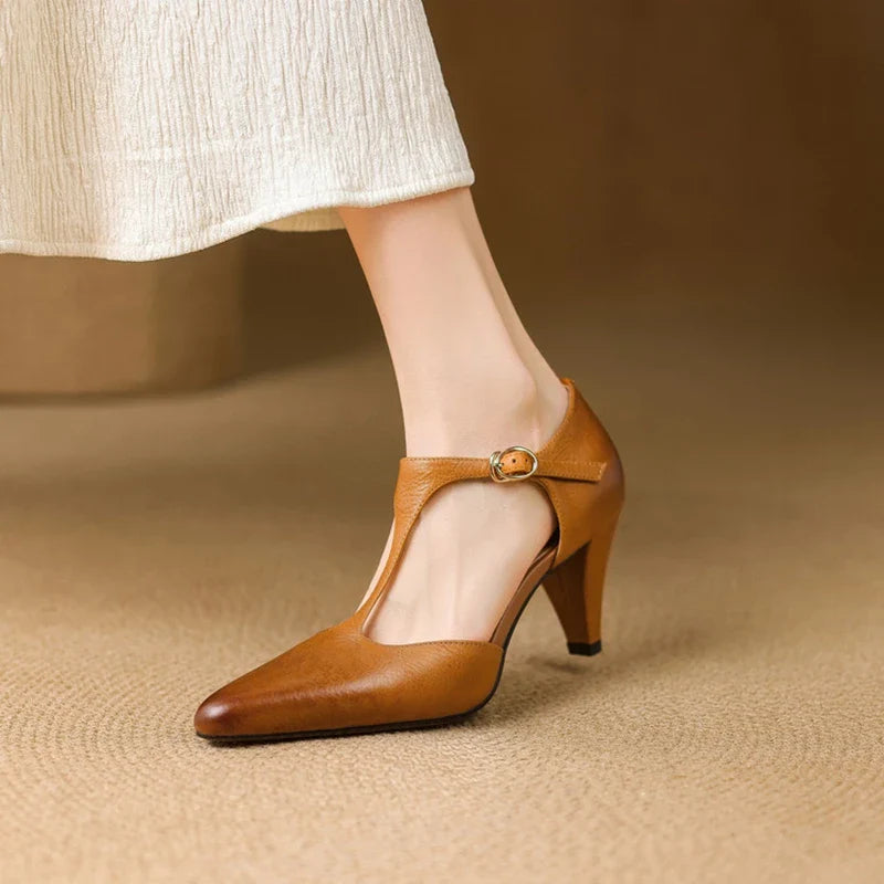 Anna-Berg | Genuine Leather Heels