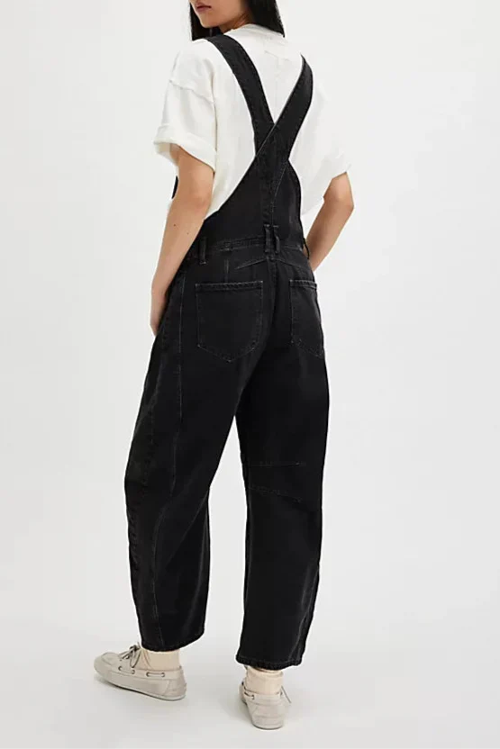 Anna-Berg | Wide-Leg Denim Overalls