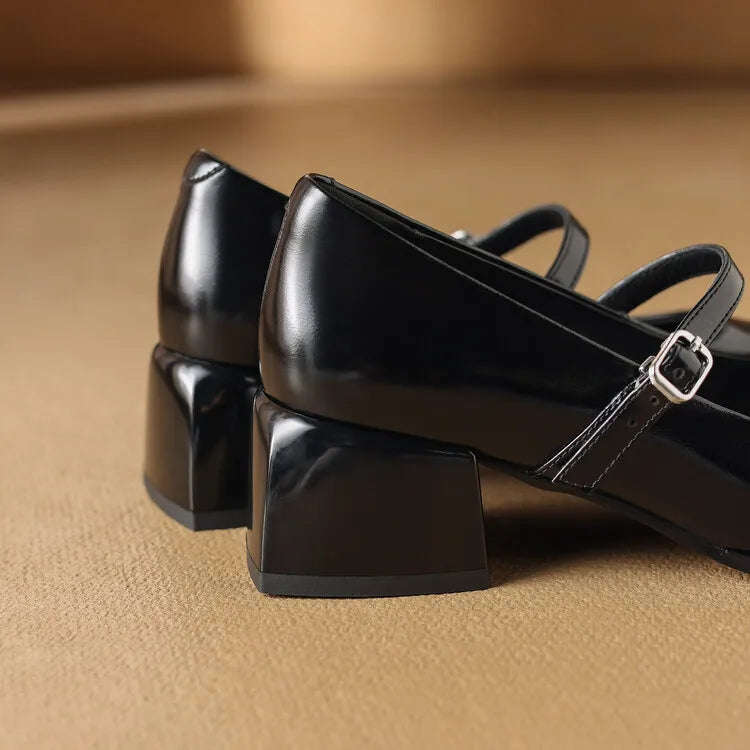 Anna-Berg | Genuine Leather Heels