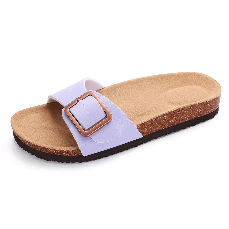 Anna-Berg | Romantic Flat Adjustable Buckle Sandals