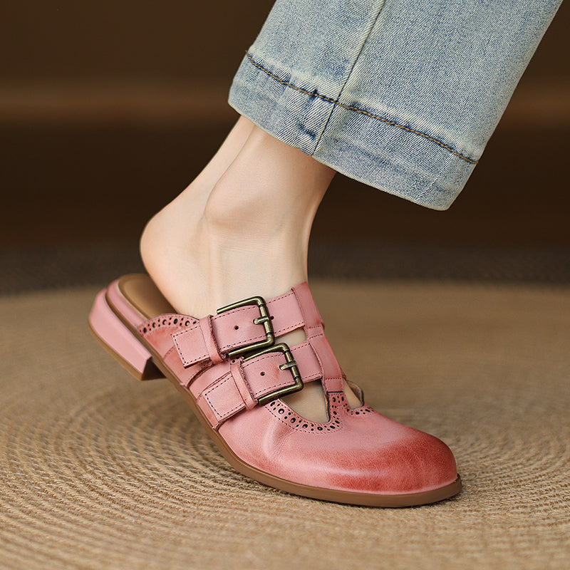 Anna-Berg | Leather Mules
