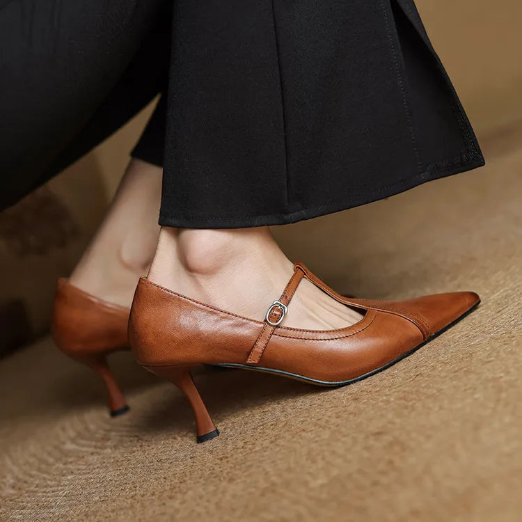 Anna-Berg | Genuine Leather Heels