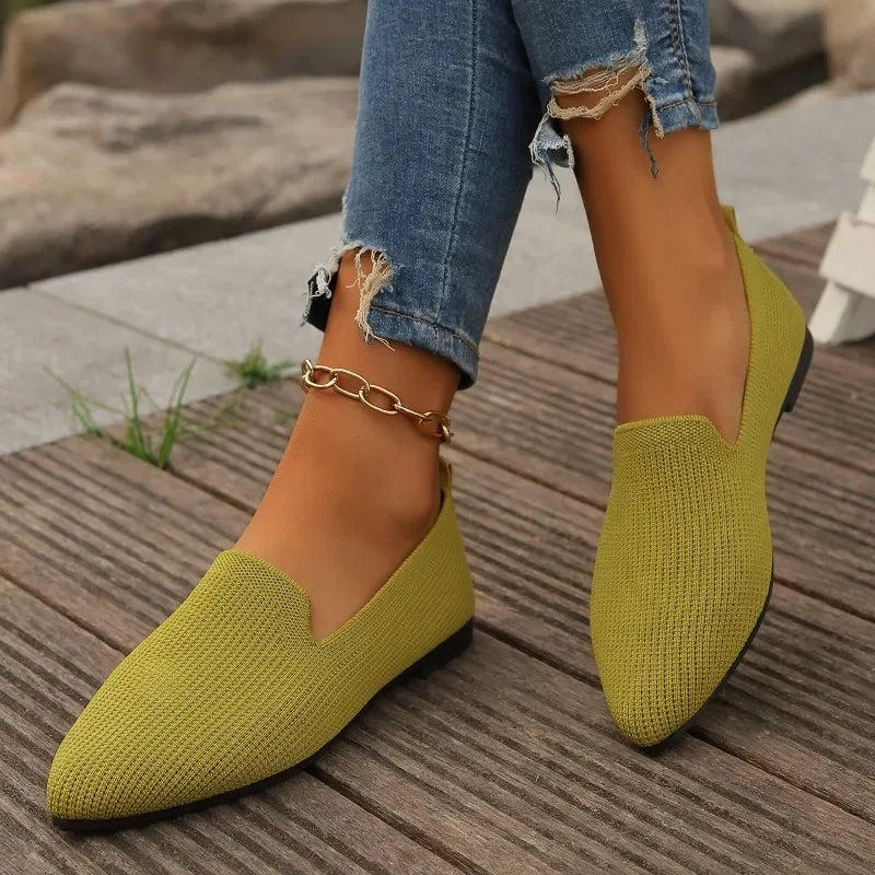 Anna-Berg | Elegant Pointed Toe Flats