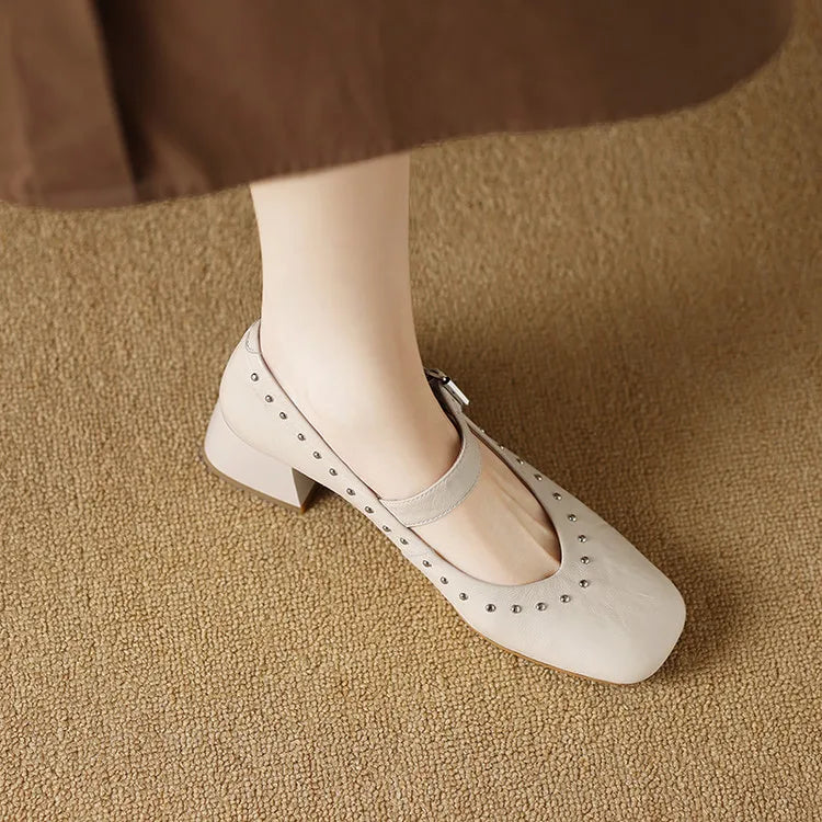 Anna-Berg | Genuine Leather Heels