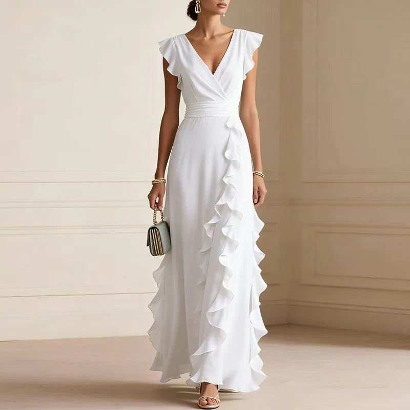 Anna-Berg | Ruffle Trim Dress