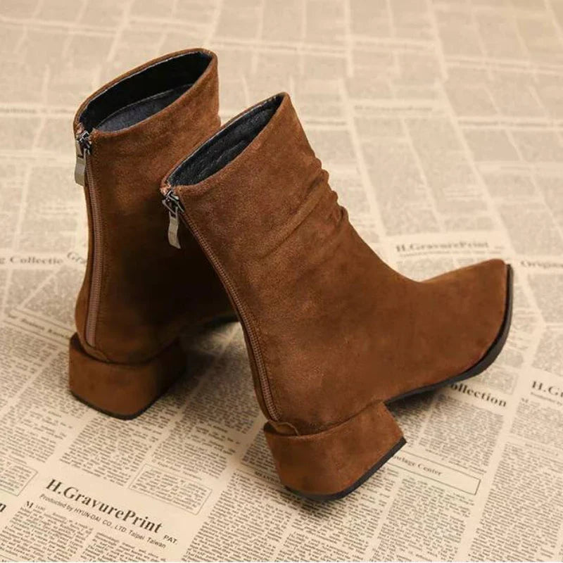 Anna-Berg | Leather Ankle Boots