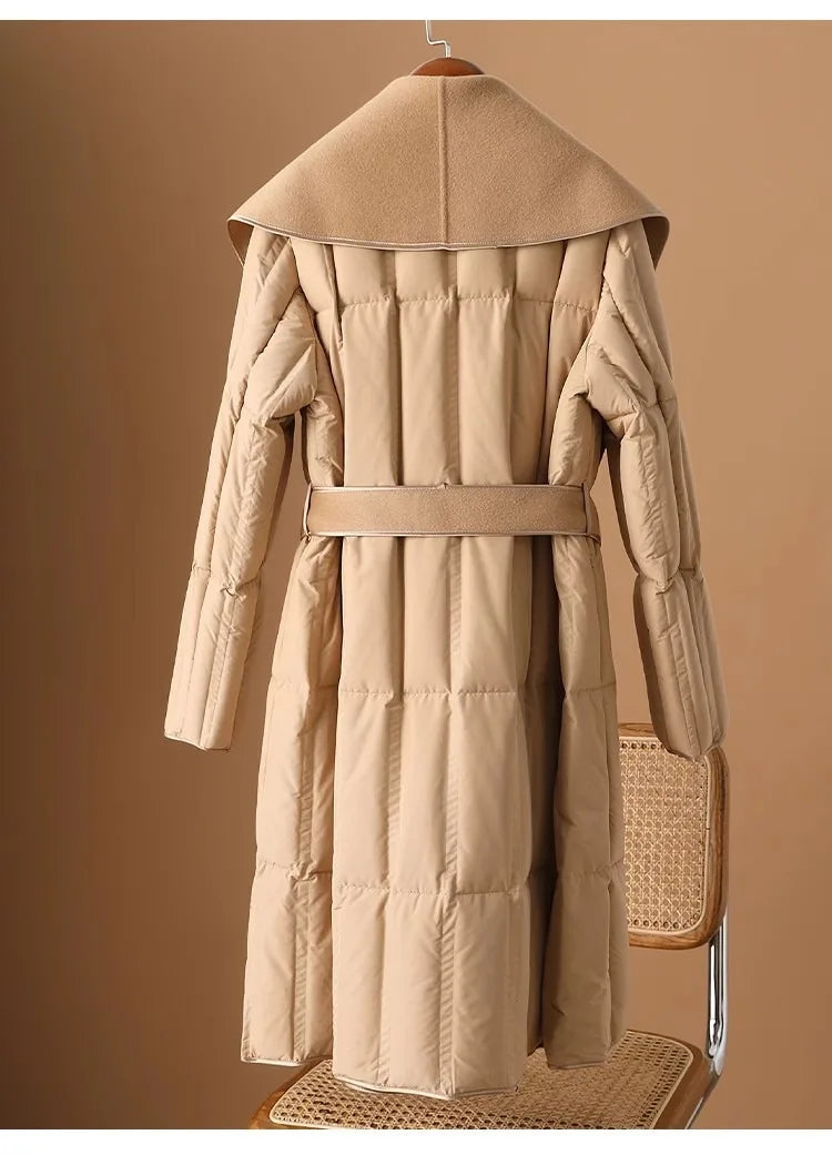 Anna-Berg | Down Coat, Wool Collar