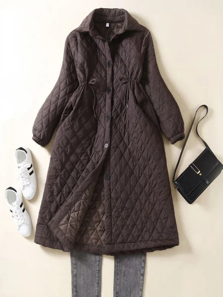 Anna-Berg | Quilted Long Coat