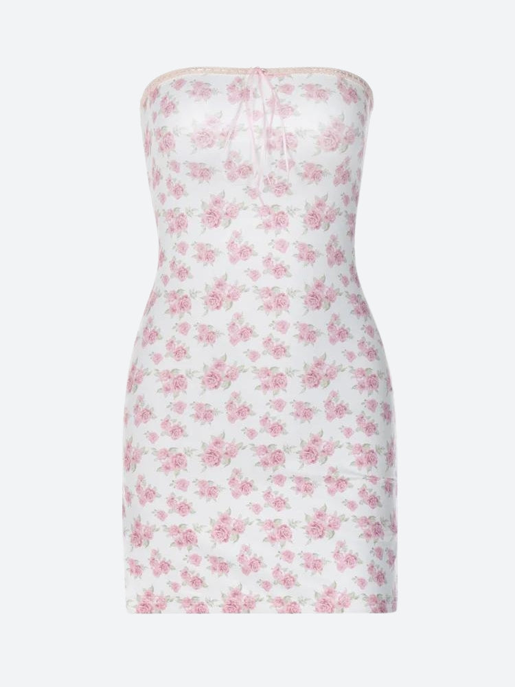 Anna-Berg | Soft Girl Floral Tube Dress