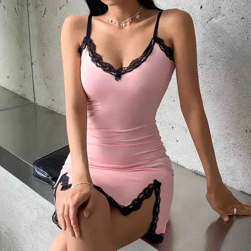 Anna-Berg | Soft Girl Slit Dress